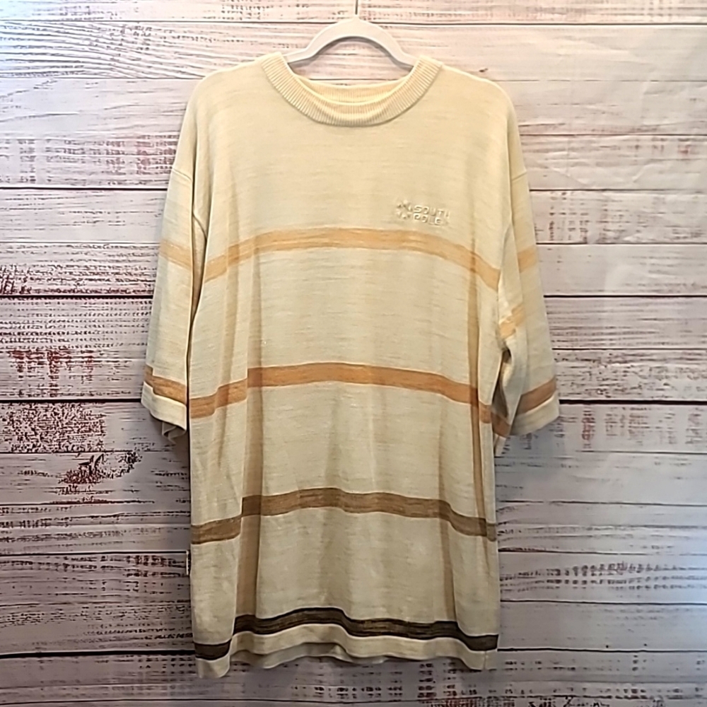 South Pole vintage stripped knit sweater
